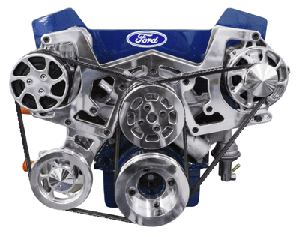 Street Drive V-Belt Drive System For Small Block Ford